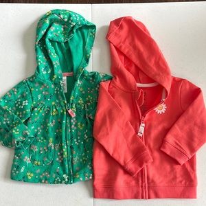 Baby Girl Hoodie Bundle, Size 6m